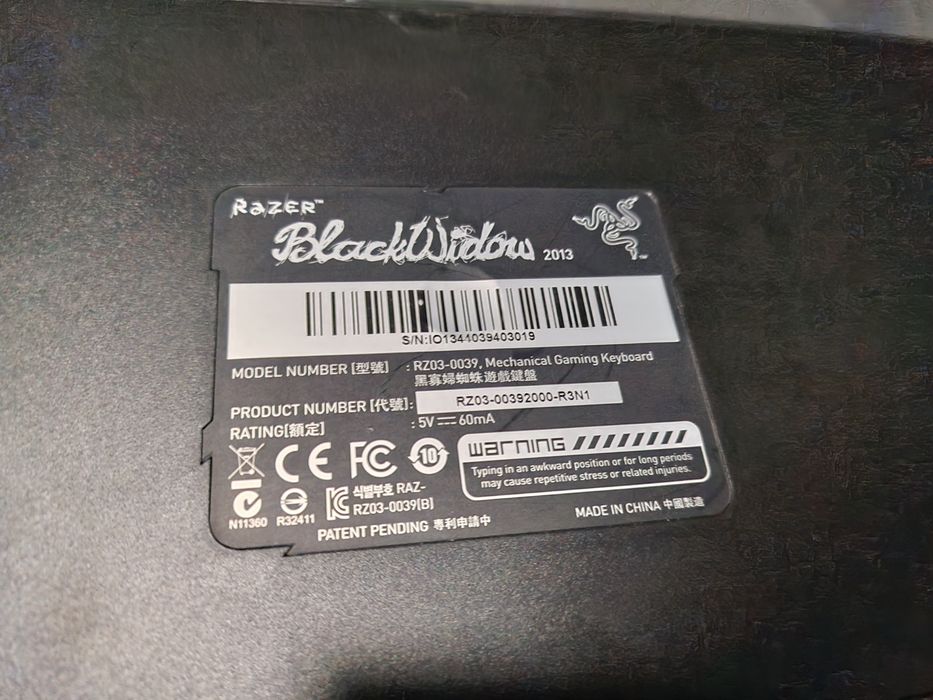 Tastatură mecanică Razer BlackWidow 2013