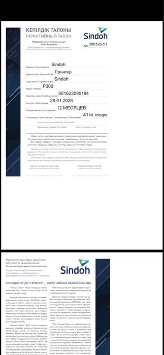 Лазерный принтер Sindoh C300