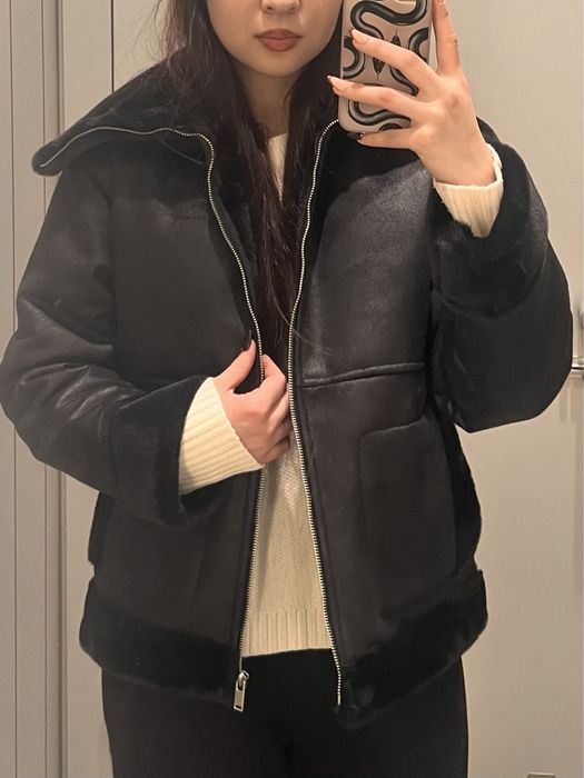 Дубленка женская зимняя