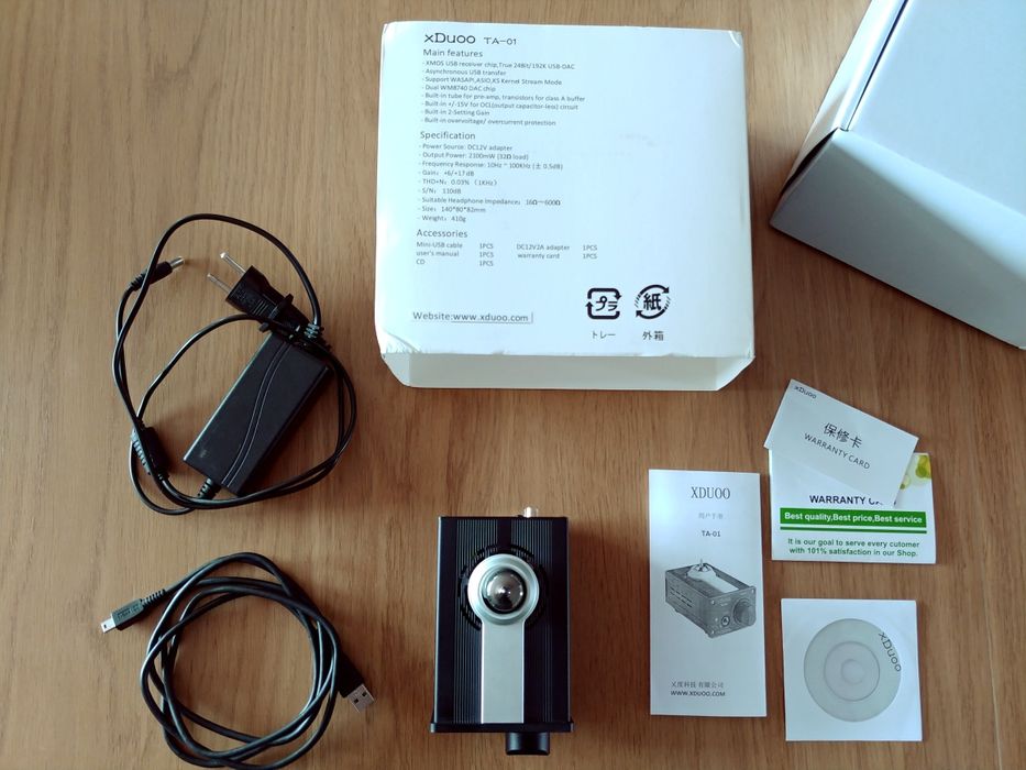 Amplificator audio pentru casti cu tub si DAC USB Xduoo TA-01