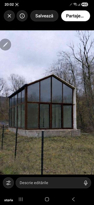 Cabana pe structura metalica Geamana Codlea