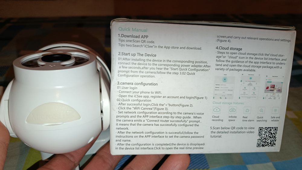 Wifi камера видеонаблюдения (ip камера)