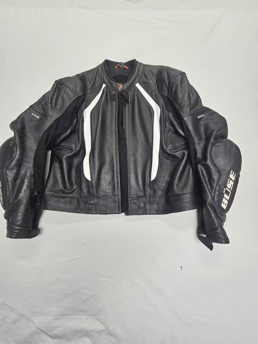 Geaca moto din piele BUSE XL