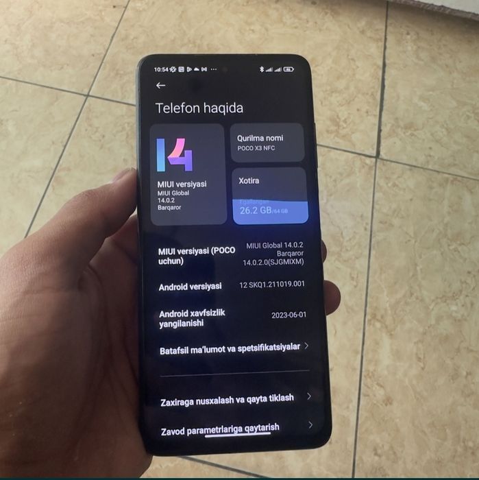 Poco X3 nfc 6+1/64gb