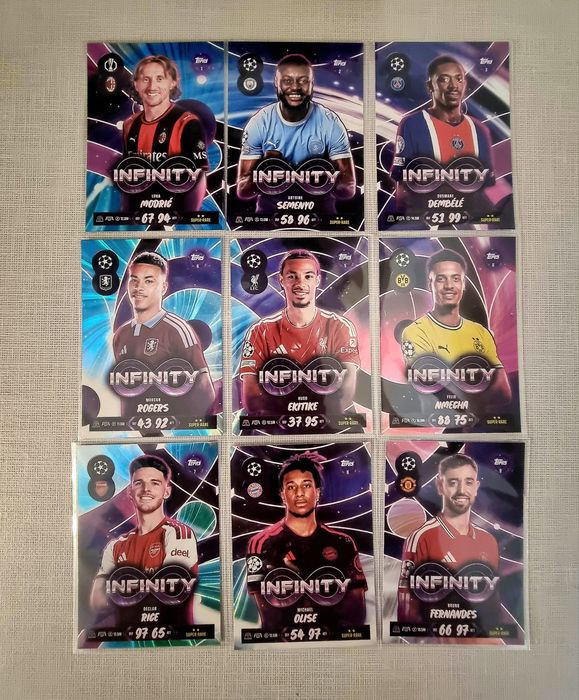 Set complet Infinity,  Match Attax UCL 2026 Topps