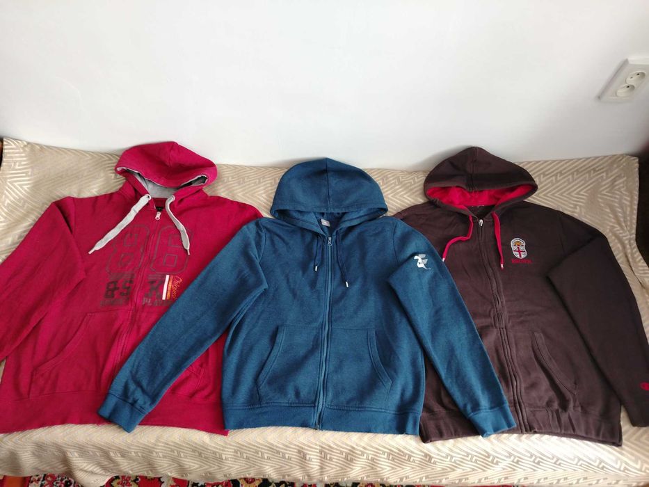 Б/У одежда /разм -M - XL/Мужская толстовка худи свитшот с капюшоном