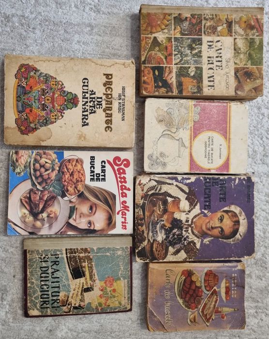7 Carti Bucate Colectie RARE (1959-1992). Interior Excelent!