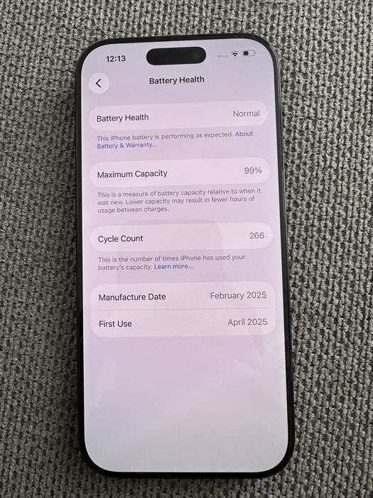 Apple Iphone 16 pro 128gb Black 99%BH