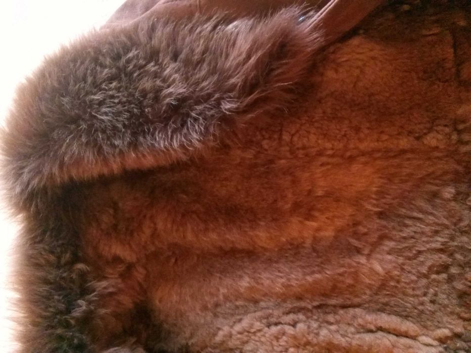 зимно кожухче от естествена кожа