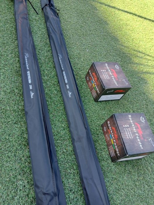 Set 2 lansete Feeder  3.9m + 2 mulinete SP 6000 8+1 rulmenți