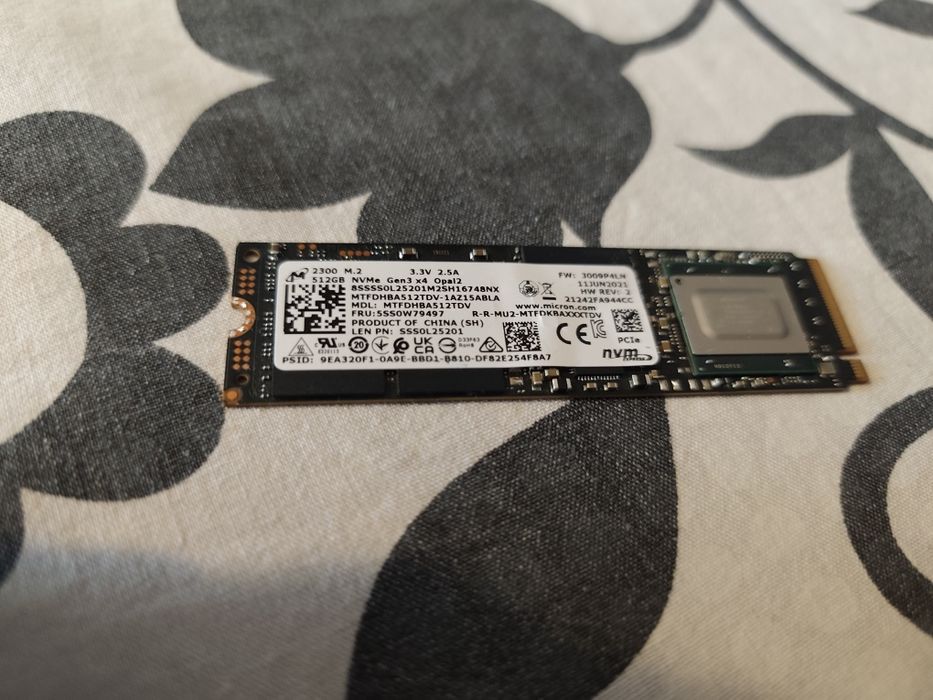 SSD M2 nVme 512Gb