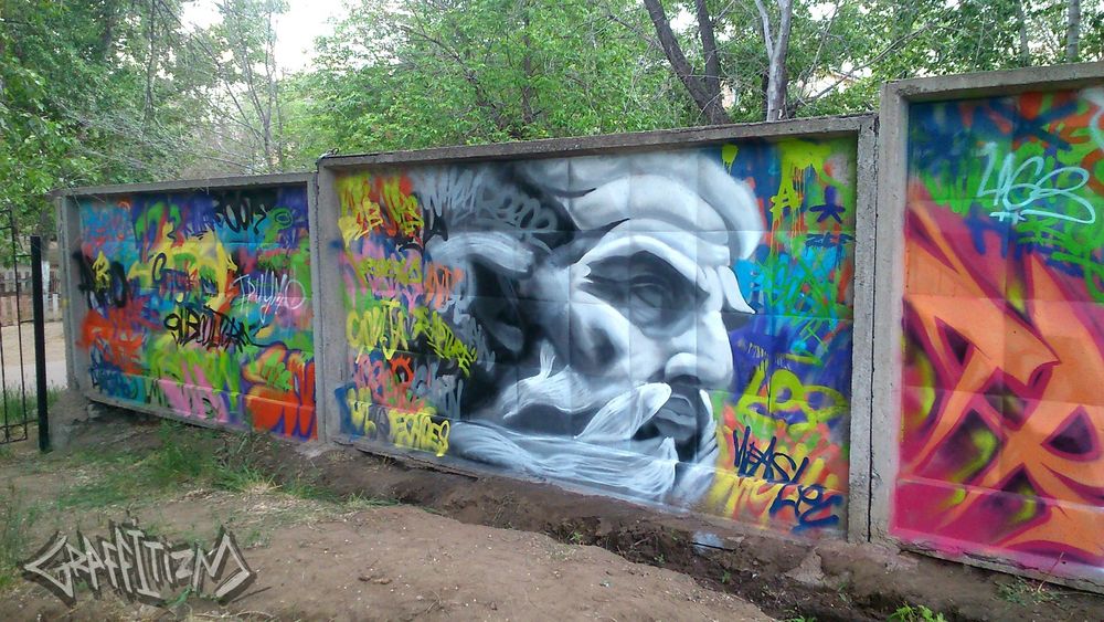 Граффити оформление, роспись стен г.Костанай