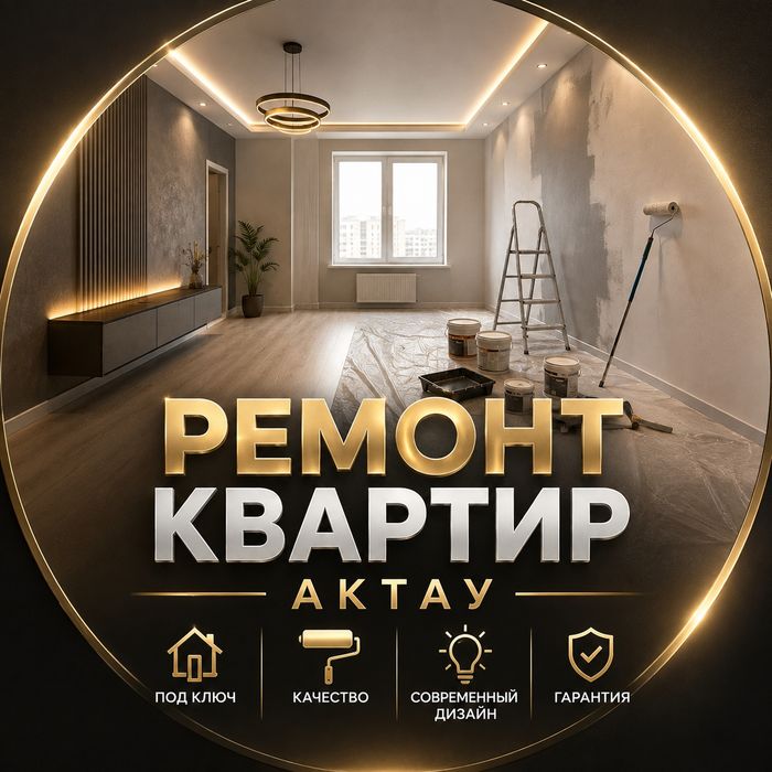 Поклейка обоев актау
