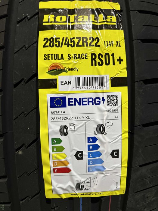 Нови летни гуми ROTALLA RS01+ 285/45R22 114Y XL НОВ DOT БОРД 2854522