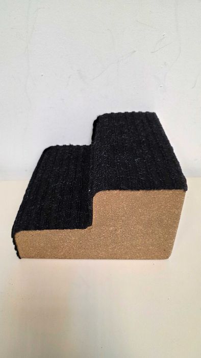 Scăriță pentru câini mici, 2 trepte, antiderapanta 15 cm inaltime
