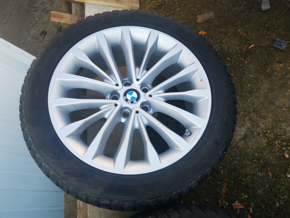 Set Jante Aliaj Aluminiu Roti BMW + Anvelope M+S Nokkian  245/45 R18