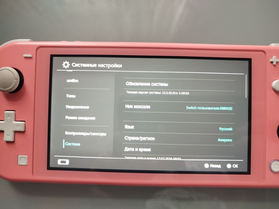Nintendo Switch Lite + 128 GB microSD + зарядка