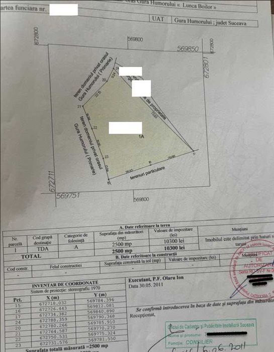 2500 mp teren extravilan Gura Humorului cu acces facil