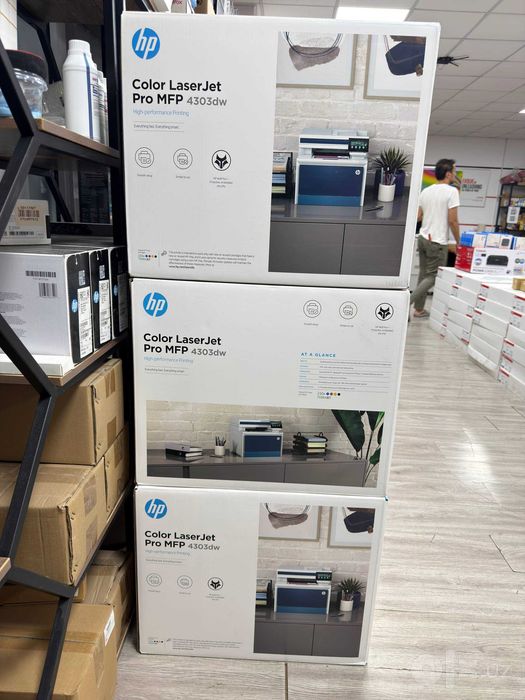 Новый Цветной Лазерный МФУ HP Color LaserJet Pro 4303dw  МФУ 3 в 1