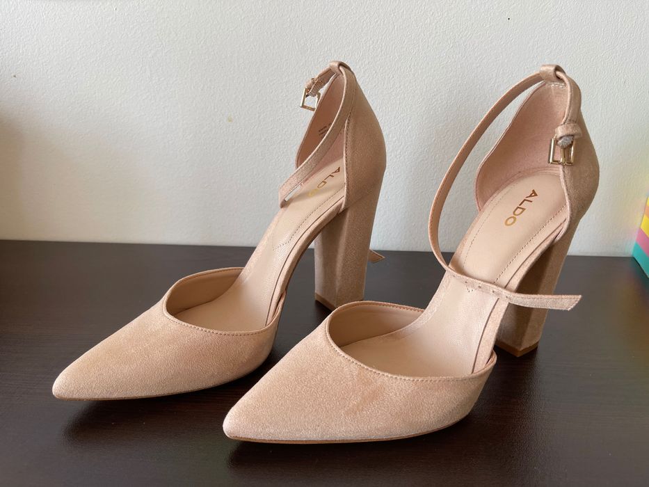 Pantofi toc 10,5cm, Nude, PIELE, Aldo