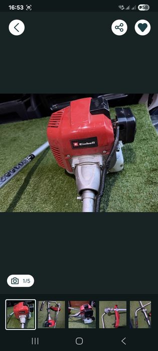 Einhell GC-BC 52 I AS, 2 CP, 52 CC,motor 2 timpi,l