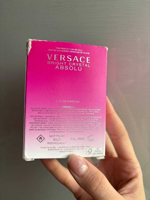 VERSACE парфюмерная вода Bright Crystal Absolu