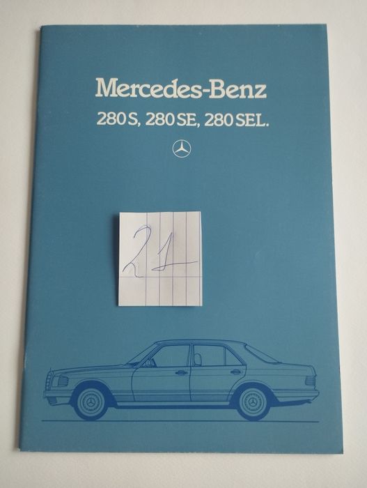 Оригинални ретро каталози и брошури за Мерцедес