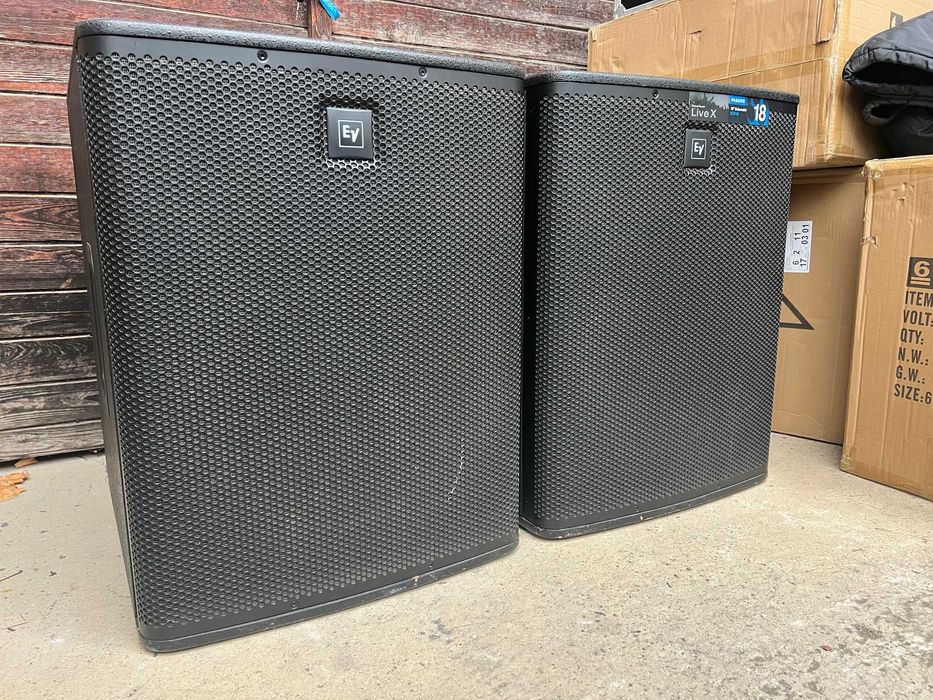 Продавам 2 броя Electro-Voice ELX118 400 W - 1600 W Peak (пасивни)