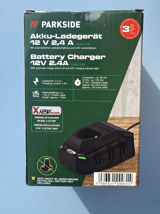 Incarcator 12v Parkside