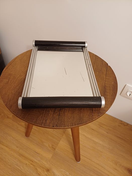 Accesoriu decorațiune vintage colectie sticla lemn Franța 1930