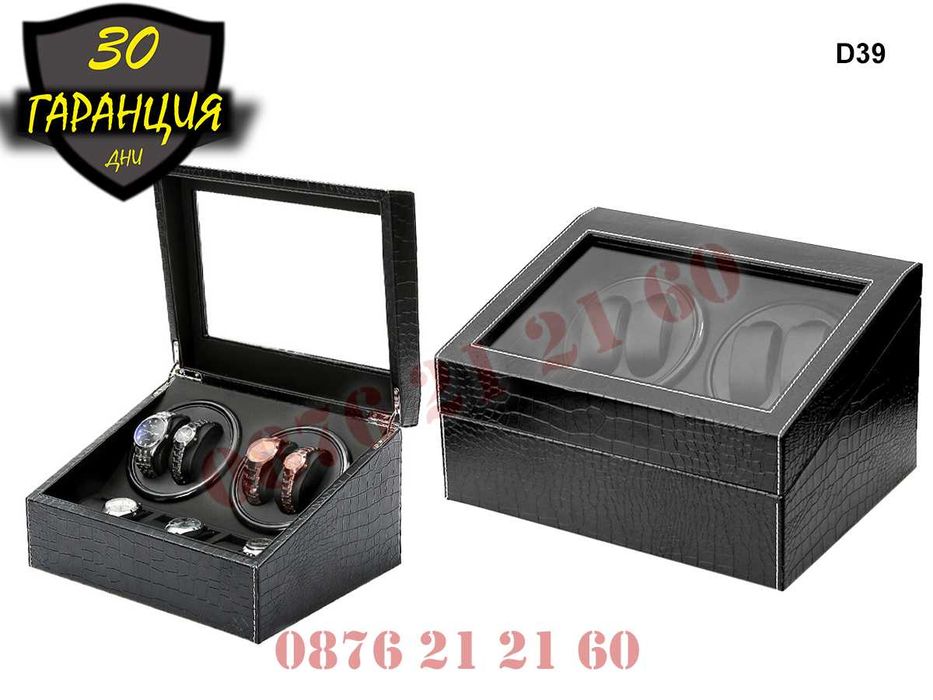 Кутия Автоматични Часовници Навиване Часовник Витрина Навивачка