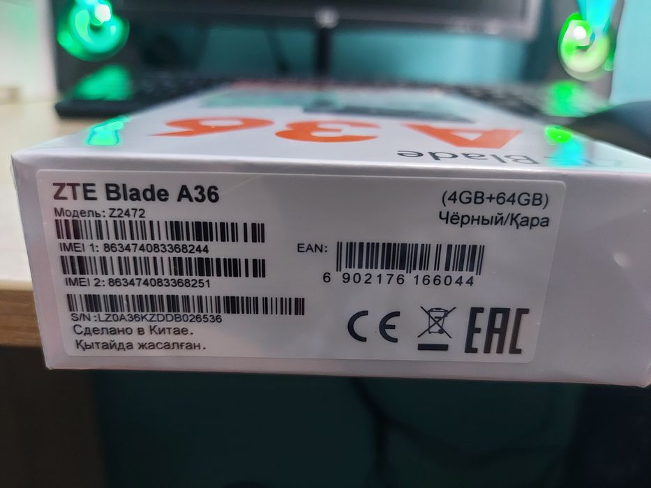 смартфон  ZTE A36 64 GB