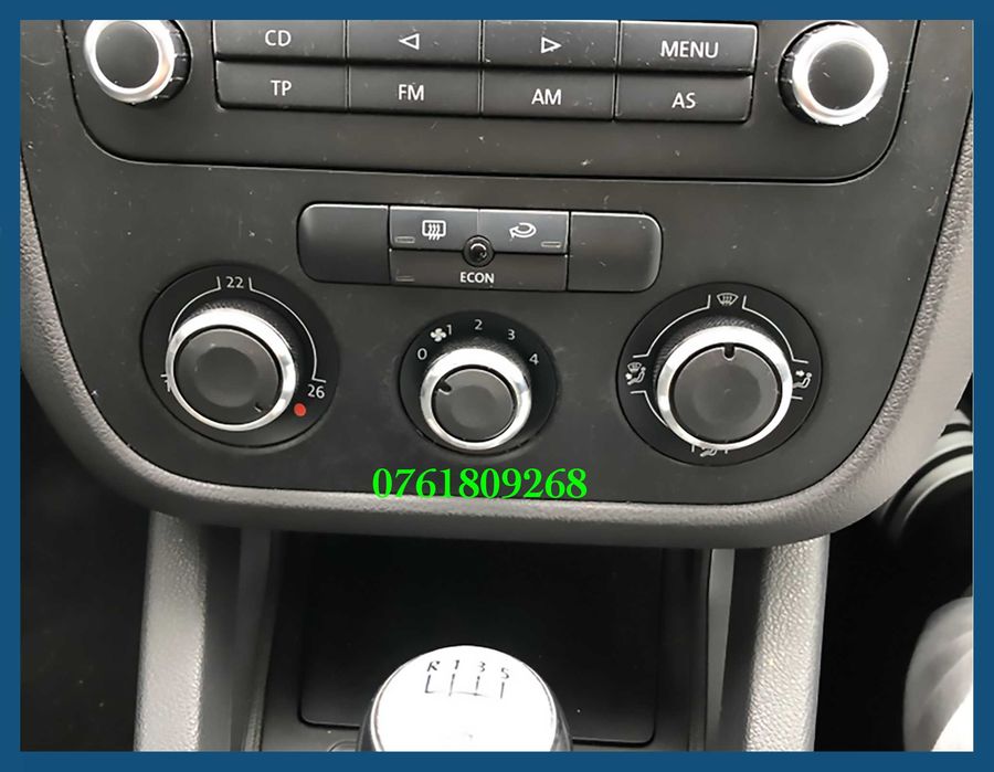 Butoane metalice aer conditionat ac clima VW Golf 5 6 Passat B6 B7 Touran Caddy Jetta Tiguan / Skoda Octavia 2 / Seat Leon Altea Toledo