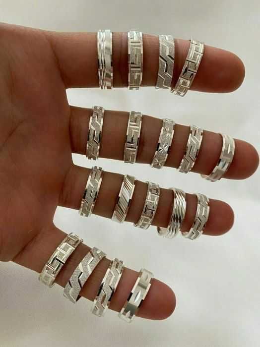 Мужские Обручальные из Серебро  Nikoh Uzuklari 925° Kumush Uzuk