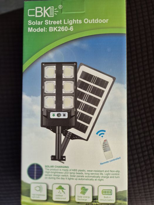 Lampa solara proiectare