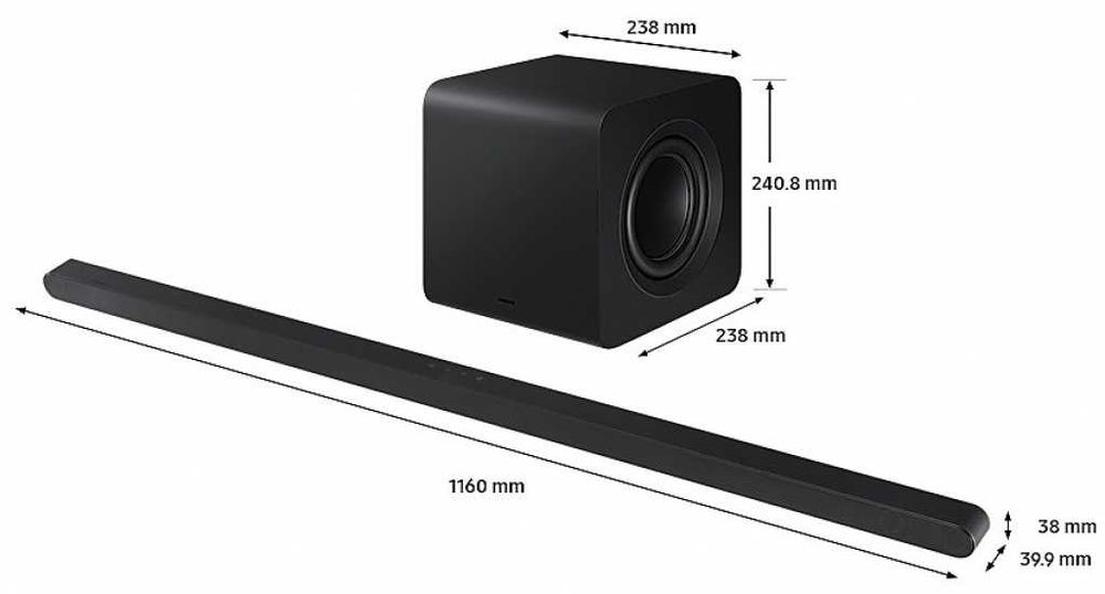 Tелевизор OLED SAMSUNG 48"S90F 4K Vision AI SmartTV+Soundbar SAMSUNG .