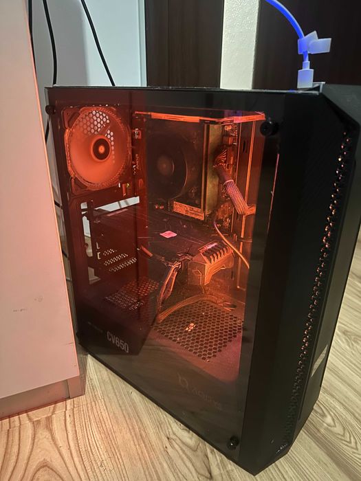PC Gaming / Office Ryzen 7 5700G + GTX 1050 + 2 Monitoare 75Hz