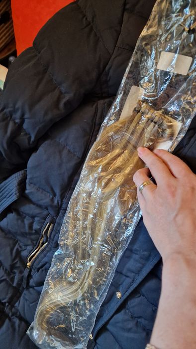 Geaza Zara de Puf si extensie de par Cadou