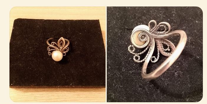 Латунь эмаль мельхиор цитрин Винтаж