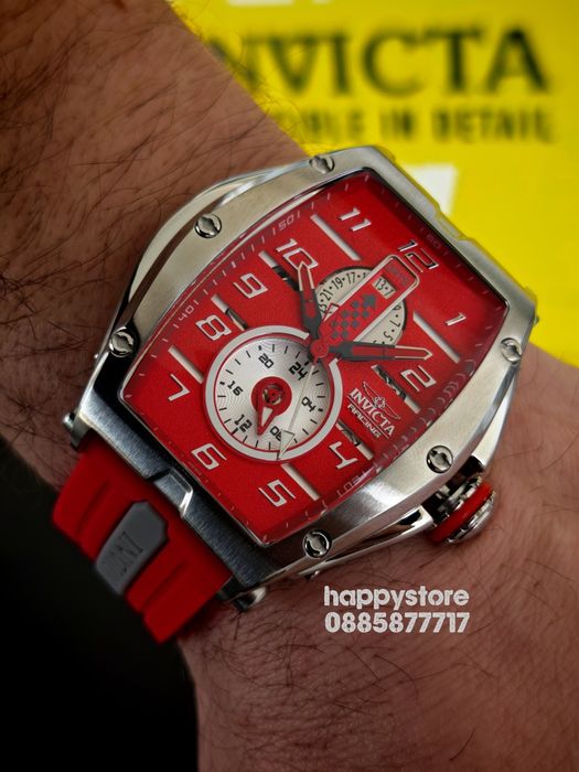 INVICTA RACING Monza Red 57 mm, Инвикта нов ръчен часовник
