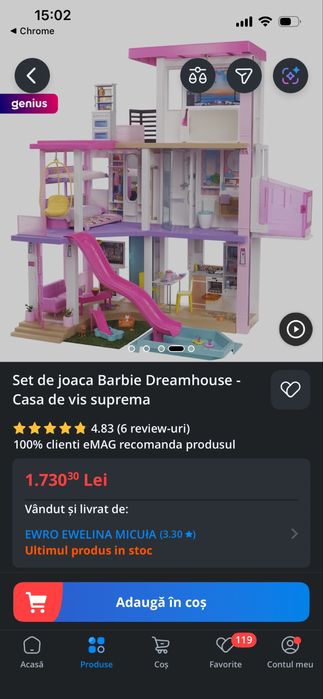 Casuta Dreamhouse Barbie