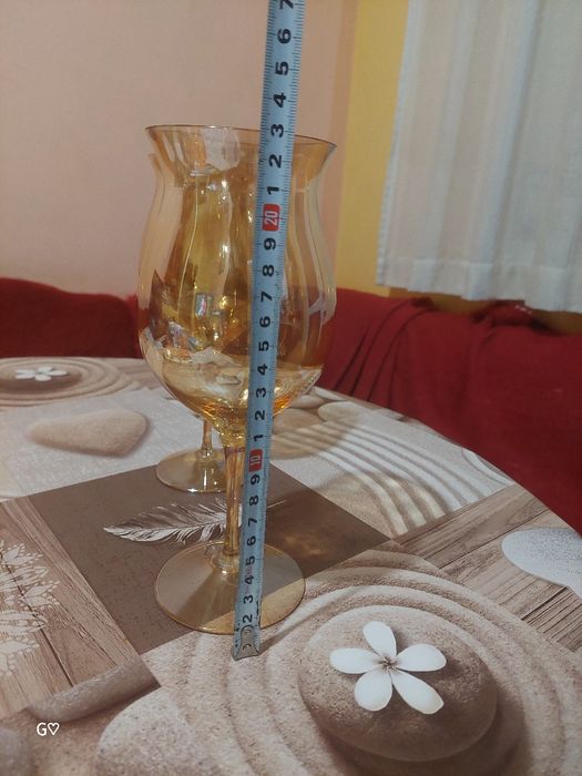 Кехлибарени чаши 6 броя