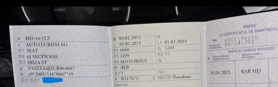 Vand Seat Ibiza 2012