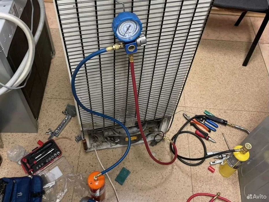 Ремонт холодильников. Заправка фреоном