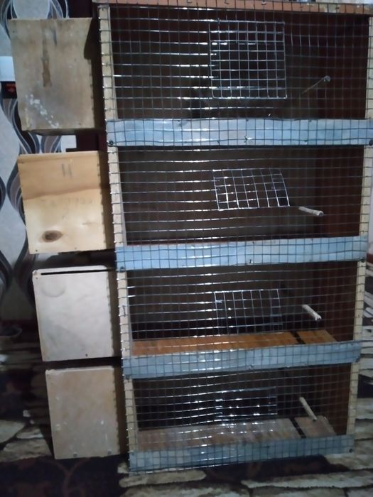 Клетка для птиц с дублянкой