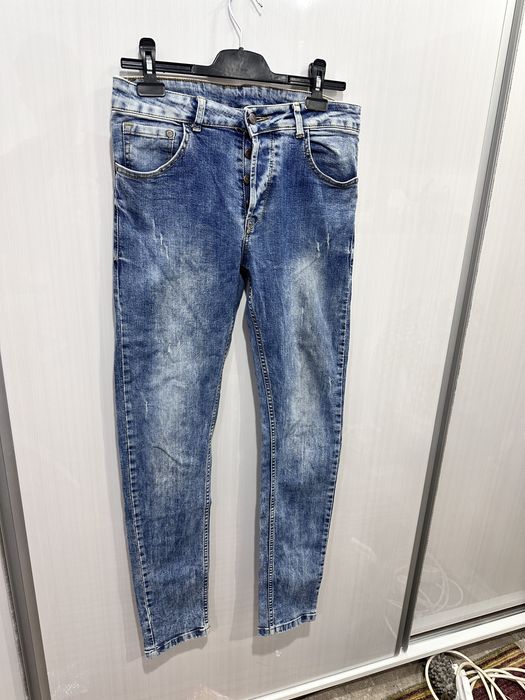 Blugi bărbați slim fit albaștri, mărime S / W30