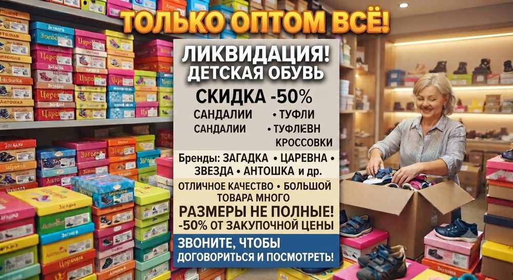 Продам оптом детскую обувь
