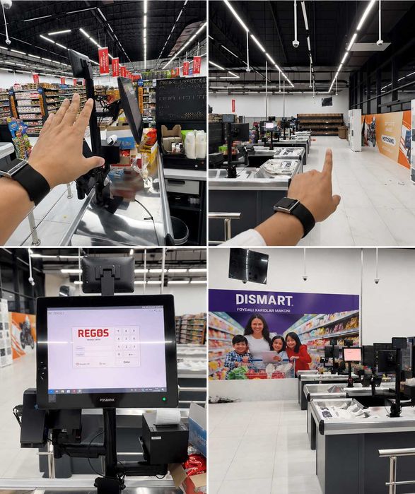 Kassa Aparat Кассовый аппарат Касса Kassa Manablok Monoblok  POS Kassa