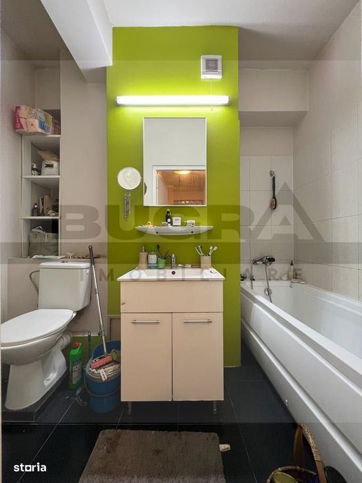 Apartament cu 2 camere decomandate, 51mp, gradina, zona Marasti