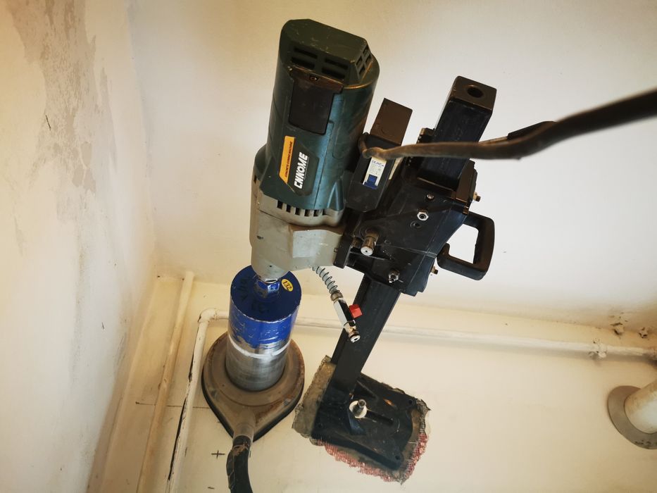 Gaura HOTA Centrala Carota Ventilatie Clima Cos Semineu Taiere beton